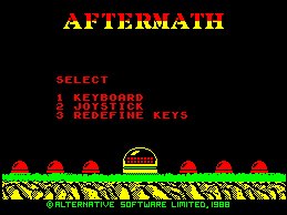 Pantallazo de Aftermath para Amstrad CPC