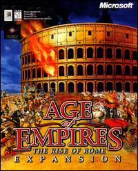 Caratula de Age of Empires: The Rise of Rome Expansion para PC