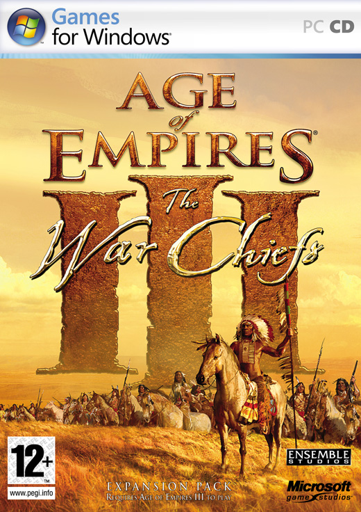 Caratula de Age of Empires III: The WarChiefs para PC