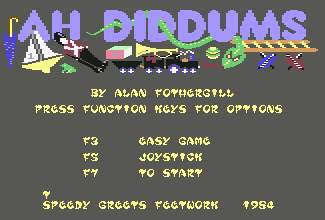 Pantallazo de Ah  Diddums para Commodore 64