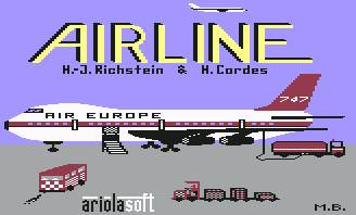 Pantallazo de Airline para Commodore 64