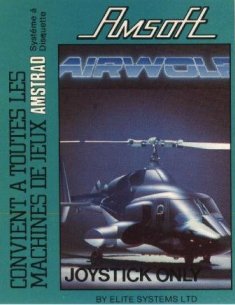 Caratula de Airwolf para Amstrad CPC