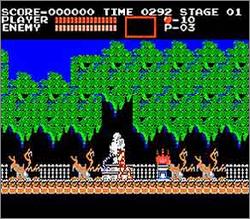 Pantallazo de Akumajo Dracula para Nintendo (NES)