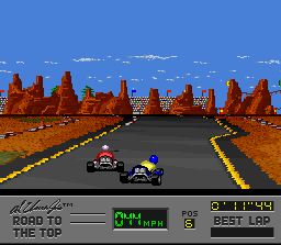 Pantallazo de Al Unser Jr.'s Road to the Top (Europa) para Super Nintendo