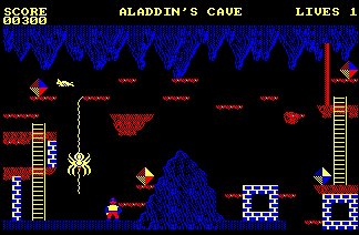 Pantallazo de Aladdin's Cave para Amstrad CPC