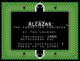 Pantallazo de Alcazar: The Forgotten Fortress para MSX