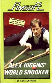 Caratula de Alex Higgins World Snooker para Amstrad CPC