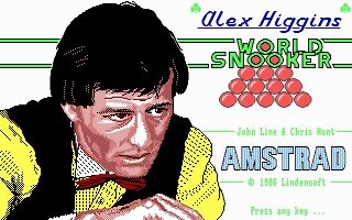 Pantallazo de Alex Higgins World Snooker para PC