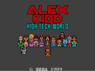 Pantallazo de Alex Kidd: High-Tech World para Sega Master System
