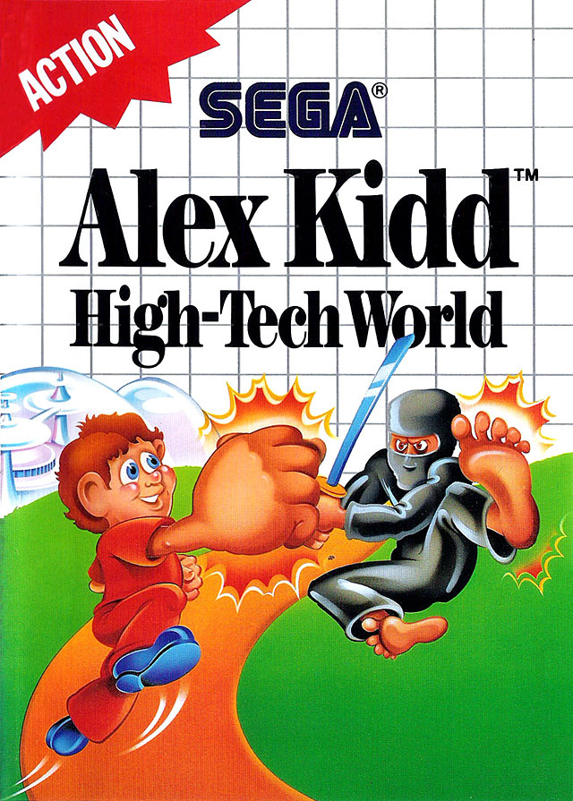 Caratula de Alex Kidd: High-Tech World para Sega Master System