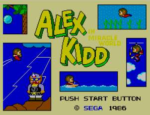 Pantallazo de Alex Kidd in Miracle World para Sega Master System