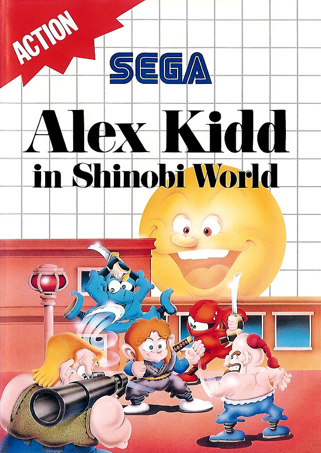 Caratula de Alex Kidd in Shinobi World para Sega Master System