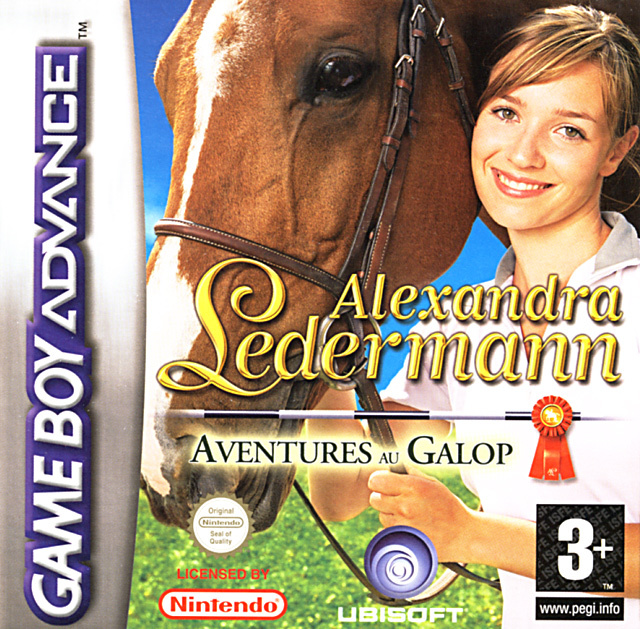 Caratula de Alexandra Ledermann : Aventures Au Galop para Game Boy Advance