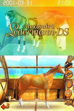 Pantallazo de Alexandra Ledermann para Nintendo DS