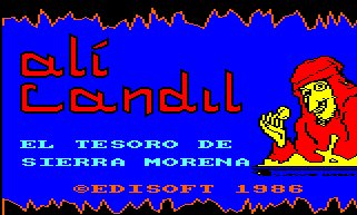 Pantallazo de Ali Candil: El Tesoro De Sierra Morena para Amstrad CPC