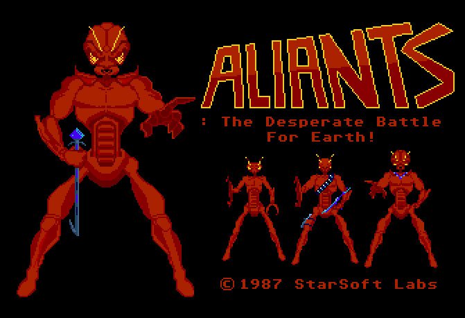 Pantallazo de Aliants: The Desperate Battle For Earth! para Atari ST