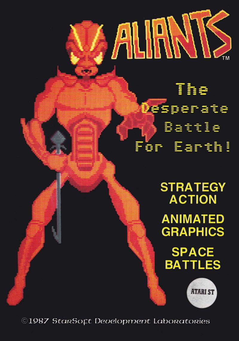 Caratula de Aliants: The Desperate Battle For Earth! para Atari ST