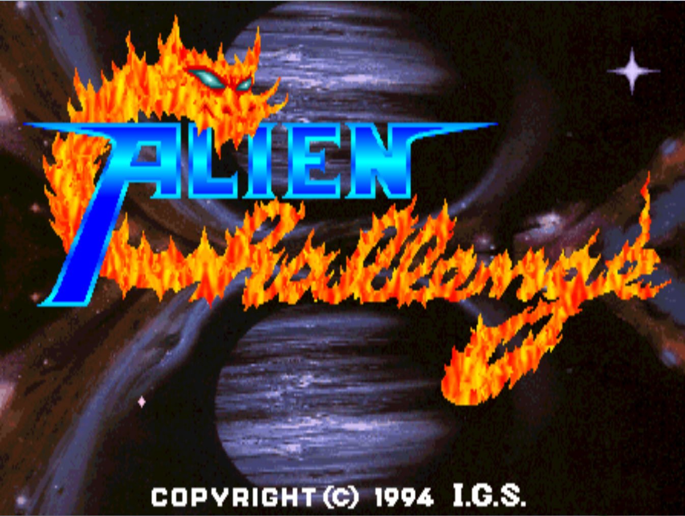 Pantallazo de Alien Challenge para M.A.M.E.