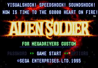 Pantallazo de Alien Soldier (Japonés) para Sega Megadrive