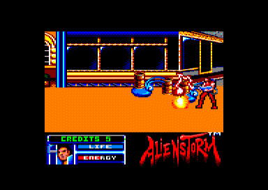 Pantallazo de Alien Storm para Amstrad CPC