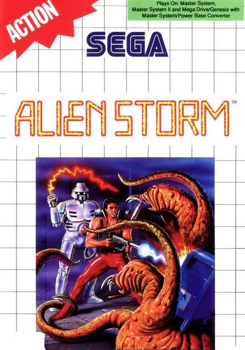 Caratula de Alien Storm para Sega Master System