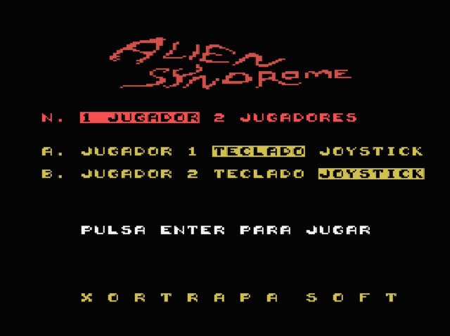Pantallazo de Alien Syndrome para MSX