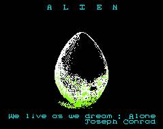 Pantallazo de Alien para Amstrad CPC