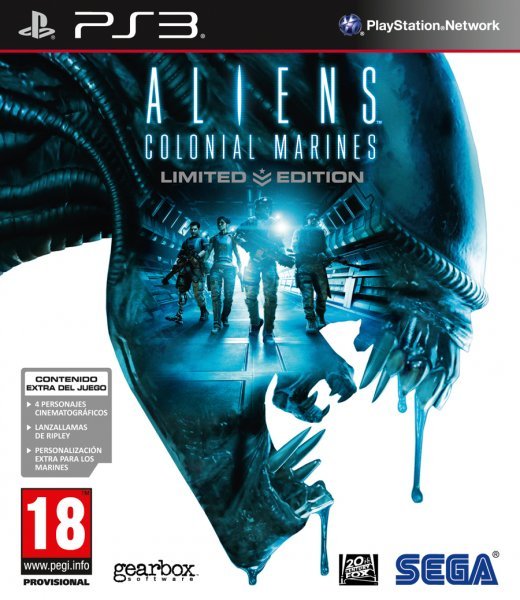Caratula de Aliens: Colonial Marines Edicion Limitada para PlayStation 3