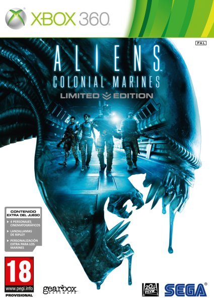 Caratula de Aliens: Colonial Marines Edicion Limitada para Xbox 360
