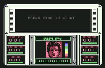 Pantallazo de Aliens - The Computer Game para Commodore 64