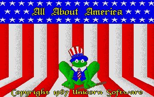 Pantallazo de All About America para Amiga