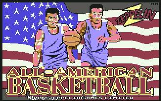 Pantallazo de All American Basketball para Commodore 64