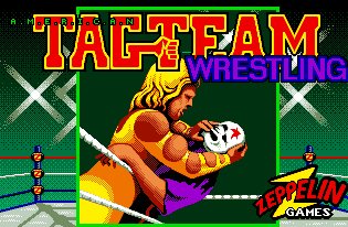 Pantallazo de All American Tag-Team Wrestling para Amiga