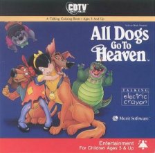 Caratula de All Dogs Go To Heaven - Electric Crayon Deluxe para Amiga