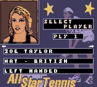 Pantallazo de All Star Tennis 2000 para Game Boy Color