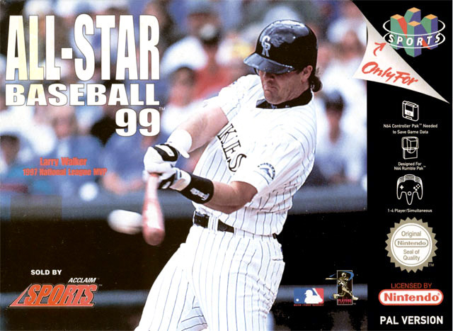 Caratula de All-Star Baseball 99 para Nintendo 64