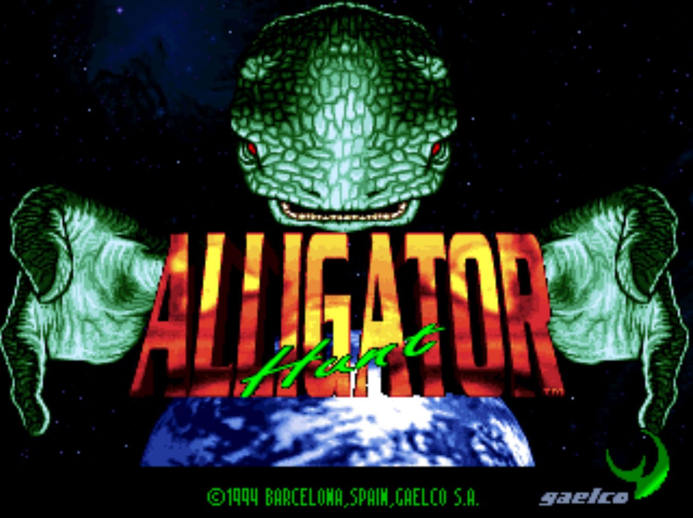 Pantallazo de Alligator Hunt para M.A.M.E.