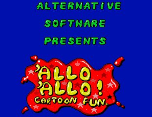 Pantallazo de Allo Allo! Cartoon Fun! para Amiga