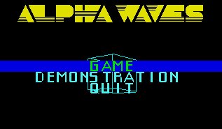 Pantallazo de Alpha Waves para Amiga