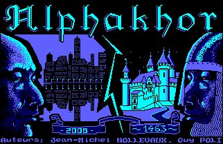 Pantallazo de Alphakhor para Amstrad CPC