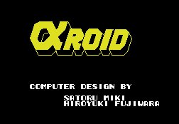 Pantallazo de Alpharoid para MSX