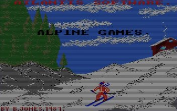 Pantallazo de Alpine Games para Amstrad CPC