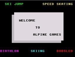 Pantallazo de Alpine Games para Spectrum