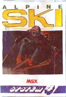 Caratula de Alpine Ski para MSX