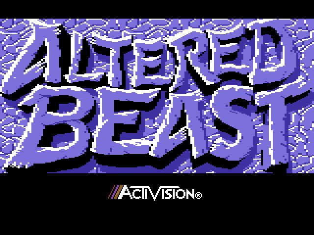 Pantallazo de Altered Beast para Commodore 64