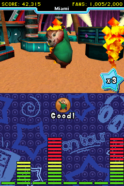 Pantallazo de Alvin and The Chipmunks: The Squeakquel para Nintendo DS
