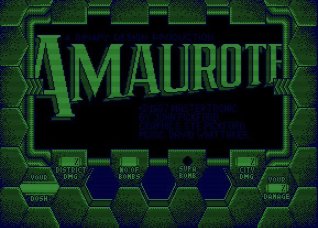Pantallazo de Amaurote para Amstrad CPC