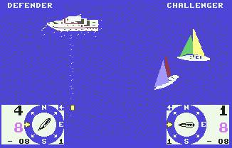 Pantallazo de American Cup Sailing para Commodore 64
