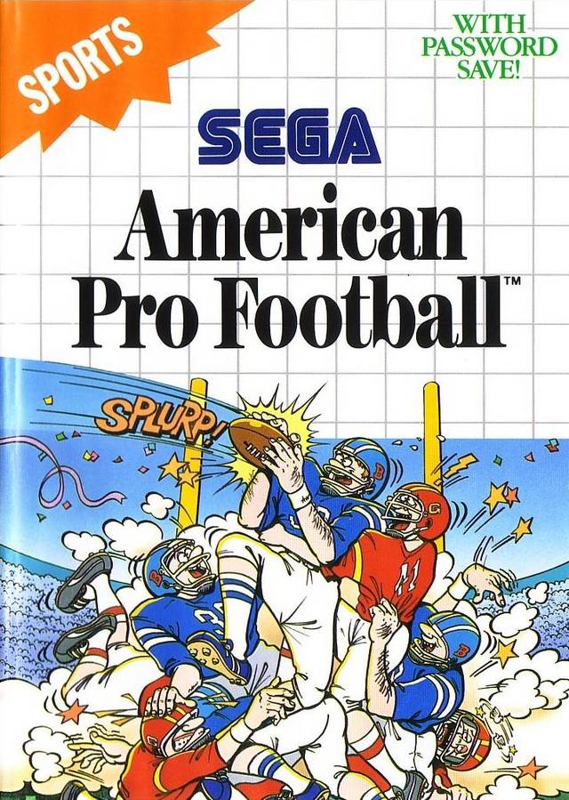 Caratula de American Pro Football para Sega Master System