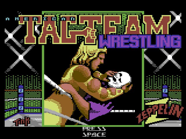 Pantallazo de American Tag-Team Wrestling para Commodore 64